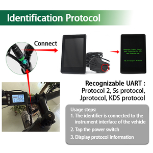 LINGHUI Elektrofahrrad-Kit mit LCD-Display Fahrrad computer Protokoll umwandlung zubehör zur Identifizierung des Controller-Protokolls - Product Image 2