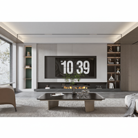Meuble TV mural moderne de luxe en bois écologique pour salon, chambre, hôtel, appartement, salle à manger, usage domestique personnalisé