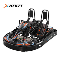 Go Karts Comerciales X-KART de 200cc, Karting de Alquiler para Pista, Go Kart de Gasolina de 2 Plazas para Adultos, Adolescentes y Niños