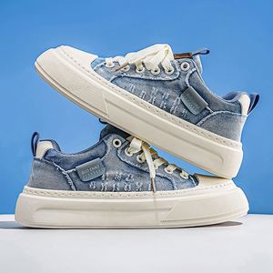 Baskets de course rétro unisexe de luxe avec empiècements en maille, motif contrastant, à lacets, semelle extérieure robuste antidérapante, chaussures de sport décontractées - Product Image 6