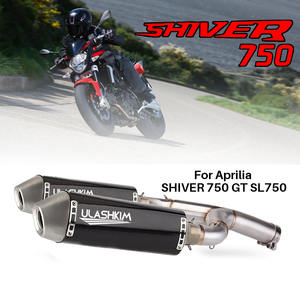 Échappement pour moto Silencieux d'échappement pour <span class=keywords><strong>Aprilia</strong></span> <span class=keywords><strong>SHIVER</strong></span> <span class=keywords><strong>750</strong></span> <span class=keywords><strong>GT</strong></span> SL750 Shiver750 2016-2021 Échappement Modifié Middle Link 51mm - Product Image 1