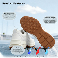 Chaussures de sport unisexes pour l'extérieur, respirantes, amortissantes, légères, durables, toutes saisons, tendance, décontractées, chaussures de skate