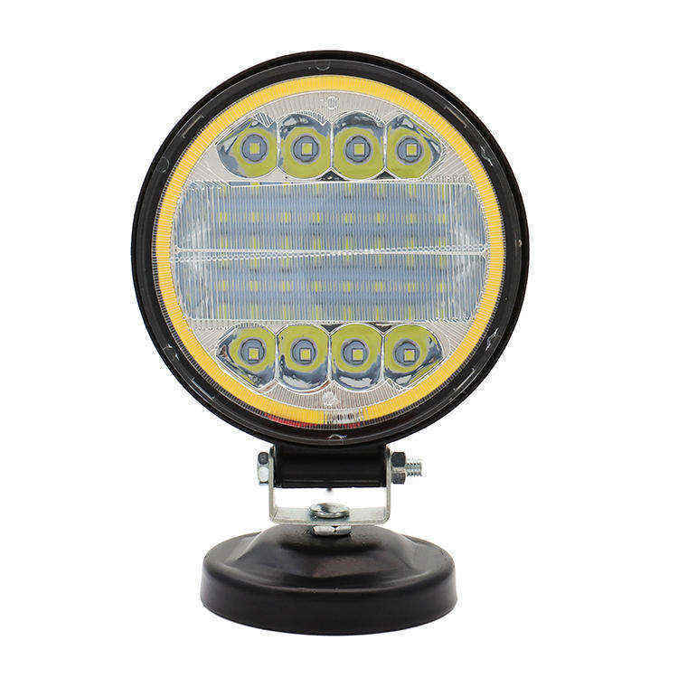 Moky Pro Round Led Work Lights Multicoloured With halo Ring Motorcycle Led Work Light