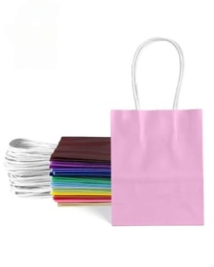 Colored Kraft Paper <b>Bags</b> Rainbow Party Favor <b>Gift</b> <b>Bags</b> 6 Colors with Handles for <b>Wedding</b>, Baby Shower, Birthday Party Supplies - Product Image 5