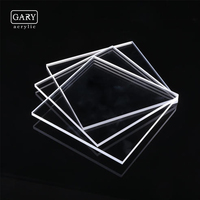 Gary Fabricant de feuilles acryliques épaisses 1mm 2mm 3mm acrylique transparent UV Acrilico Sheet PMMA Transparent Plexiglas Acrylic