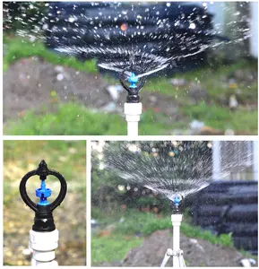 1/2 3/4 Inch 360 Gear Drive Rotating Micro Irrigation Sprinkler Misting Agriculture Farm Garden Sprinkler