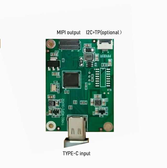 USB Type C to MIPI Interface Board Compatible with Win Android Linux OS for Industrial Display & Advertising Player