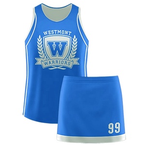 Uniforme de crosse pour femmes personnalisé de style populaire, crosse à dos nageur avec jupe - Product Image 5