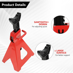 ขาตั้งยกรถปรับระดับได้ 6 ตัน สำหรับรถยนต์และรถบรรทุก - Product Image 2
