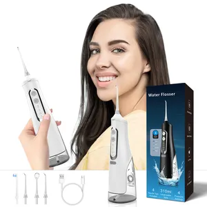 Cheapest Wholesale Ipx7 Waterproof Wireless Teeth Cleaner Cleaning Device Home Travel Dental Floss Oral Irrigator Water Flosser