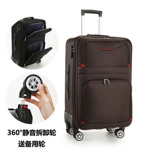 Étudiants masculins Version coréenne bagages en <span class=keywords><strong>toile</strong></span> Oxford Bulbar Box Spinner Caster à la mode pratique <span class=keywords><strong>toile</strong></span> Cipher <span class=keywords><strong>valise</strong></span> - Product Image 5