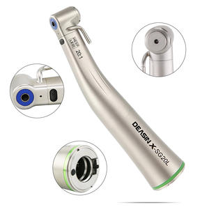 Equipo Dental para Roedores, Implante, Turbina de Baja Velocidad, Contraángulo <span class=keywords><strong>20</strong></span>:<span class=keywords><strong>1</strong></span> con Anillo Verde, Fibra Óptica, Botón de Presión, Cubierta para Cabezal - Product Image 2