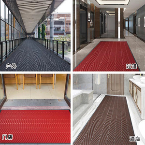 Door <b>Mat</b> Polyester Fiber Tire Pattern Gray Rectangle Home Use Water Absorbing Anti <b>Slip</b> Outdoor Entrance <b>Mat</b> Hand Wash - Product Image 4