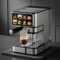 Nouvelle machine à expresso entièrement automatique, machine à café italienne, idéale pour le bureau et la maison.