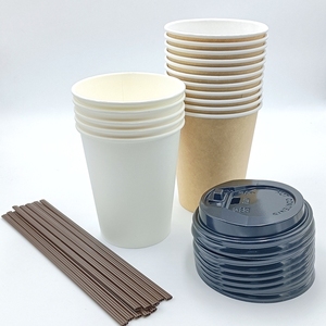 Coffee To Go Cup Foil Stamping Paper Cups And Lid 32oz