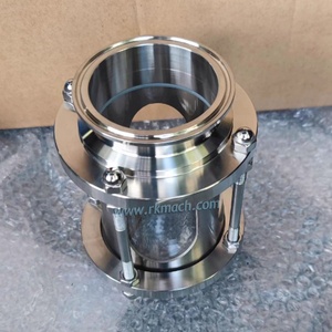 Copertura Protettiva da 1 Pollice (25mm) in Acciaio Inox SS304 per <span class=keywords><strong>Tubi</strong></span> con Visore <span class=keywords><strong>a</strong></span> Tre Morsetti, Grado Alimentare - Product Image 2