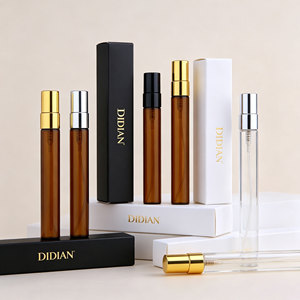 Botol Sampel Parfum Produk Baru 10ml Kaca Amber Pompa Semprot Reed <span class=keywords><strong>Diffuser</strong></span> Isi Ulang Kemasan Kotak Pewangi - Product Image 3