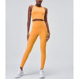 Nueva Ropa de Yoga de Verano para Mujer, Chaleco Deportivo Ajustado, Top Sin Mangas y Pantalones Ajustados para Entrenamiento Deportivo - Product Image 1