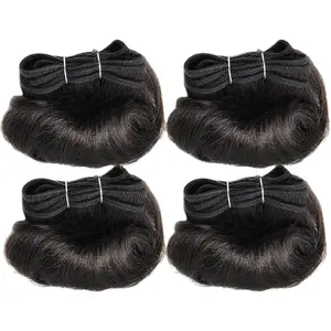 Brazilian hair Wave Bundles 4-8inches 100% virgin human hair afro b 4pcs hair weave short Body Wave best selling in Africa