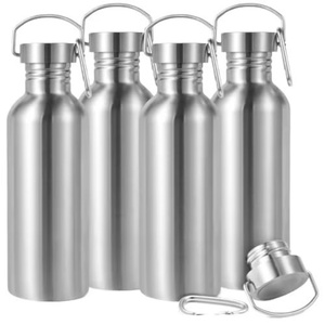 Botella Deportiva Ligera y Portátil de Acero Inoxidable con Aislamiento al Vacío, Tapa con Asa, a Prueba de Fugas, Mantiene la Temperatura por 6 Horas, Ideal para Ciclismo, Camping y Viajes - Product Image 3