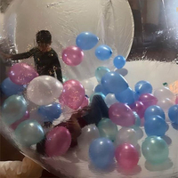 Tente à bulles de fête pour enfants, ballons de fête, maison amusante géante transparente gonflable en cristal Igloo, tente à bulles
