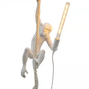 Factory Price <strong>Monkey</strong> <strong>Hanging</strong> Lamp Mexico Hot Selling Restaurant bar Chandelier Art Interesting Design Coffee Shop Pendant <strong>Light</strong> - Product Image 6
