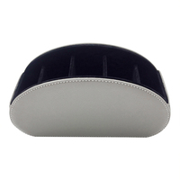 Cadeaux promotionnels Porte-télécommande Décoration d'intérieur Organisateur Accessoires d'hôtel Boîte de rangement pour télécommande en cuir de bureau