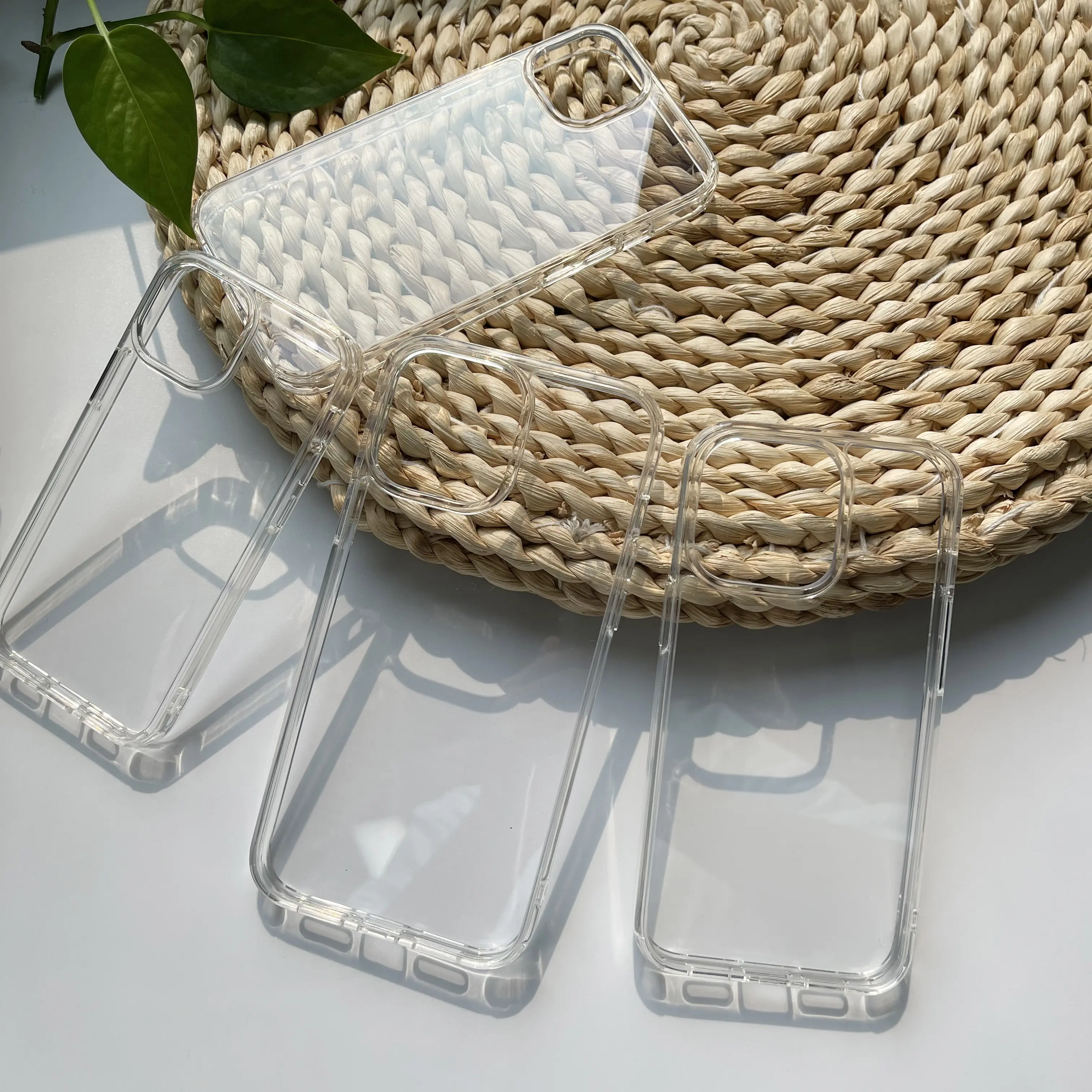 Housse de téléphone portable, 50 pièces, étui en plastique dur, transparent, pour tous les modèles de téléphones