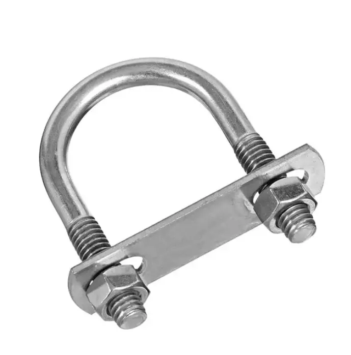 High Quality Stainless Steel Brass U Bolt Clamps Square Pipe type Clamp For Pipe Clamp With competitive price