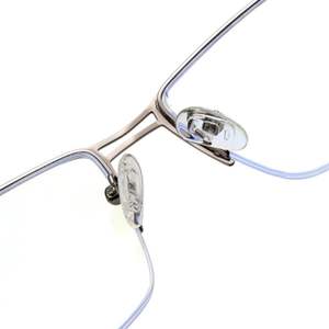 Nouvelles lunettes anti-lumière bleue semi-cerclées en métal, style export, monture rectangulaire unisexe adulte 5153 - Product Image 4