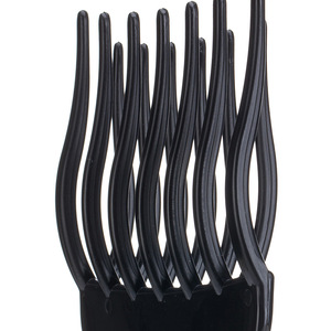 Black Plastic Hair <b>Comb</b> Fork <b>Wide</b> Tooth Small And Large Size For Salon Hair Dyeing Styling Tool - Product Image 4