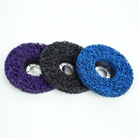 Disco Abrasivo MOPAI W880 de Alta Calidad, Disco de Láminas de Nylon de Cambio Rápido, Negro, Azul, Morado, 150 mm, Pulido, Garantía de 3 Años
