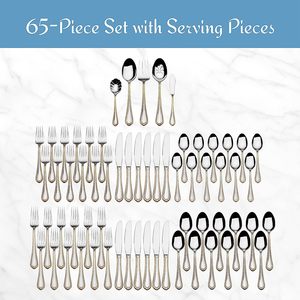 Acero inoxidable 304 Relieve Cuenta estampada <span class=keywords><strong>Nuevo</strong></span> diseño Cubiertos Plata con placa de oro Juego de cubiertos 24 piezas - Product Image 6