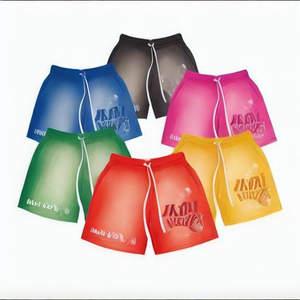 Pantalones cortos de playa personalizados con estampado de patrones vintage Técnicas de impresión digital de colores Elegantes y duraderos - Product Image 1