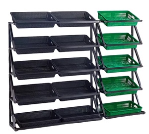 Rak Display buah dan sayuran Supermarket kustom rak toko - Product Image 2