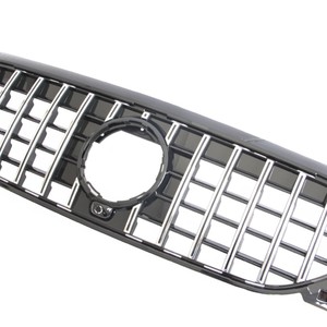 กระจังหน้า Mercedes-Benz GLB247 สีดำเงิน พลาสติก ABS แบบแท่งแนวตั้ง สำหรับกันชน รุ่นปี 2020 - Product Image 1