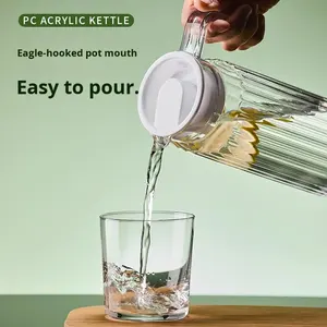 Ordina Direttamente Filtri Ecologici per Infusione di Acqua, Tè e Frutta, Bottiglie in Plastica PC con Coperchio e Beccuccio per Bevande - Product Image 3