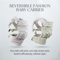 Porte-bébé pliable ergonomique en lin de qualité supérieure, facile à ranger, haute capacité de charge, pour bébés de 0 à 3 ans, certifié CPC CE, design de luxe