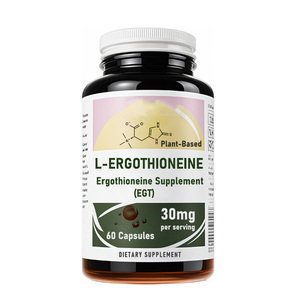 Cápsulas de L-Ergotioneína de Marca Privada, Polvo de L-Ergotioneína Puro, Cápsulas de Suplemento de Ergotioneína OEM - Product Image 1