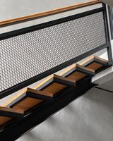 Escalier en colimaçon de style moderne avec marches en bois pour projets résidentiels et villas, pour un espace chaleureux