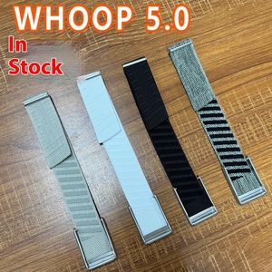 5.0whoop titan khóa dây đeo cổ tay vòng đeo tay sang trọng đàn hồi vải dây đeo cho nhịp tim Giám sát Thể Thao Màn Hình - Product Image 3