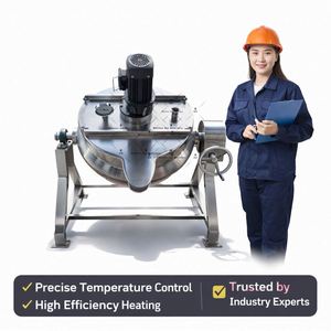 100L- 1000L Industrial Automatic Industrial Cooking Pot Caramel Jam Cooker Sauce <b>Gummy</b> Mixing Kettle With Mixer - Product Image 4