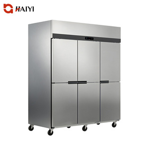 Commercial Kitchen Upright <b>Freezer</b> Refrigerators 6 Doors Vertical Refrigerator Cooler Fridge for Restaurant - Product Image 1