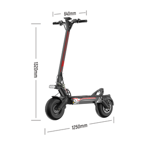 Scooter GT1 con Motores Dobles sin Escobillas, Alto Rendimiento, Amortiguador Integrado, Absorción de Impactos, Llantas de 12 Pulgadas, Completo - Product Image 1