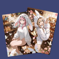 Mei Niang Charming Beauty - Coffret de cartes à collectionner en papier couleur, coins carrés, boîte cadeau, divertissement