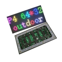 Panel de Letreros LED para Exteriores RGX, Tablero Publicitario Comercial LED RGB, Pantalla LED de Video P4 256*128mm, Módulo LED Programable