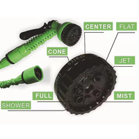 Pistolet d'arrosage de jardin multifonctionnel pour le lavage de voitures et l'arrosage de la cour, avec buses de pulvérisation pour tuyau et outils de pulvérisation