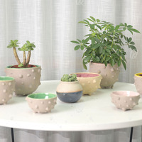 Pot de fleurs en céramique pour plantes d'intérieur, design unique et personnalisé