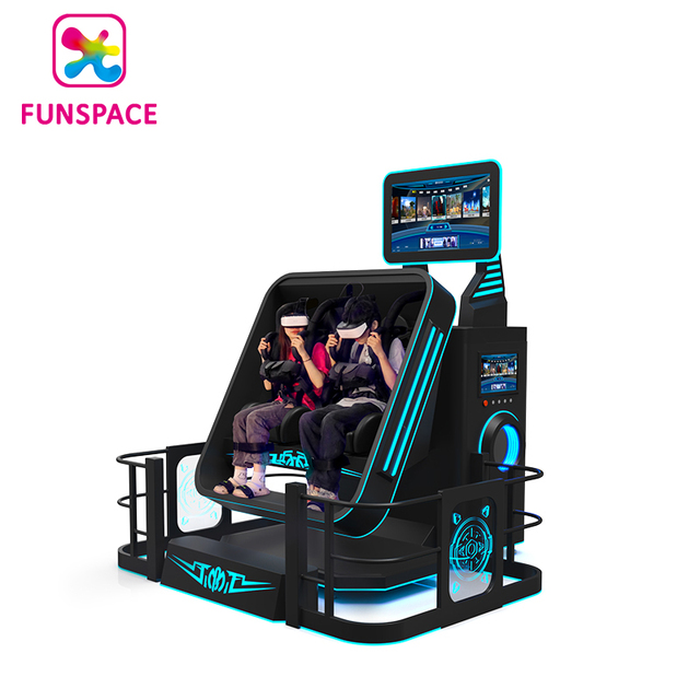 Funspace 9D VR Cinema Game Machine 360 Double Seat Chair 720 Degree Flight Simulator Amusement Park 720 Degree VR Entertainment