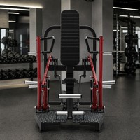 Appareil de musculation professionnel : Presse pectorale assise et machine à écartement des bras inclinée, à charge libre, pour usage commercial